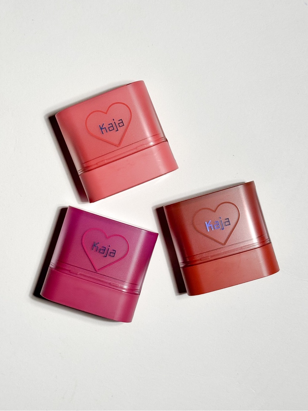 Kaja Dewy Bar Blush & Lip Balm Trio